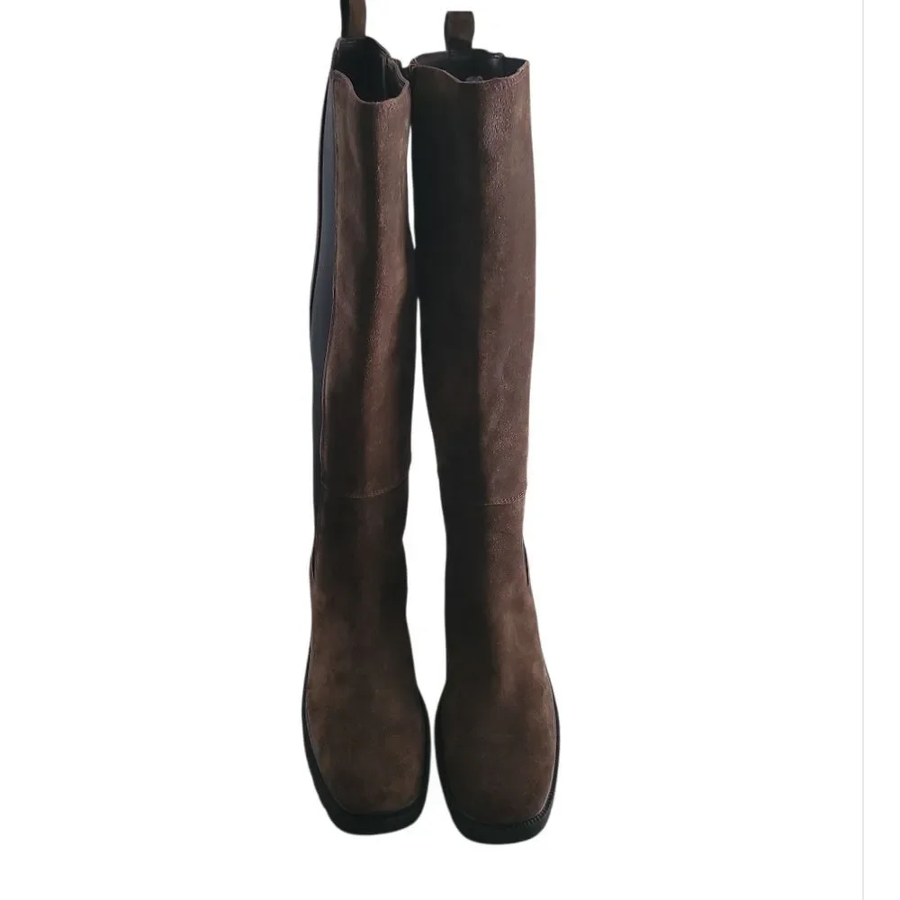 Steven Madden Deegan Women's High Knee  Brown Boots 10M